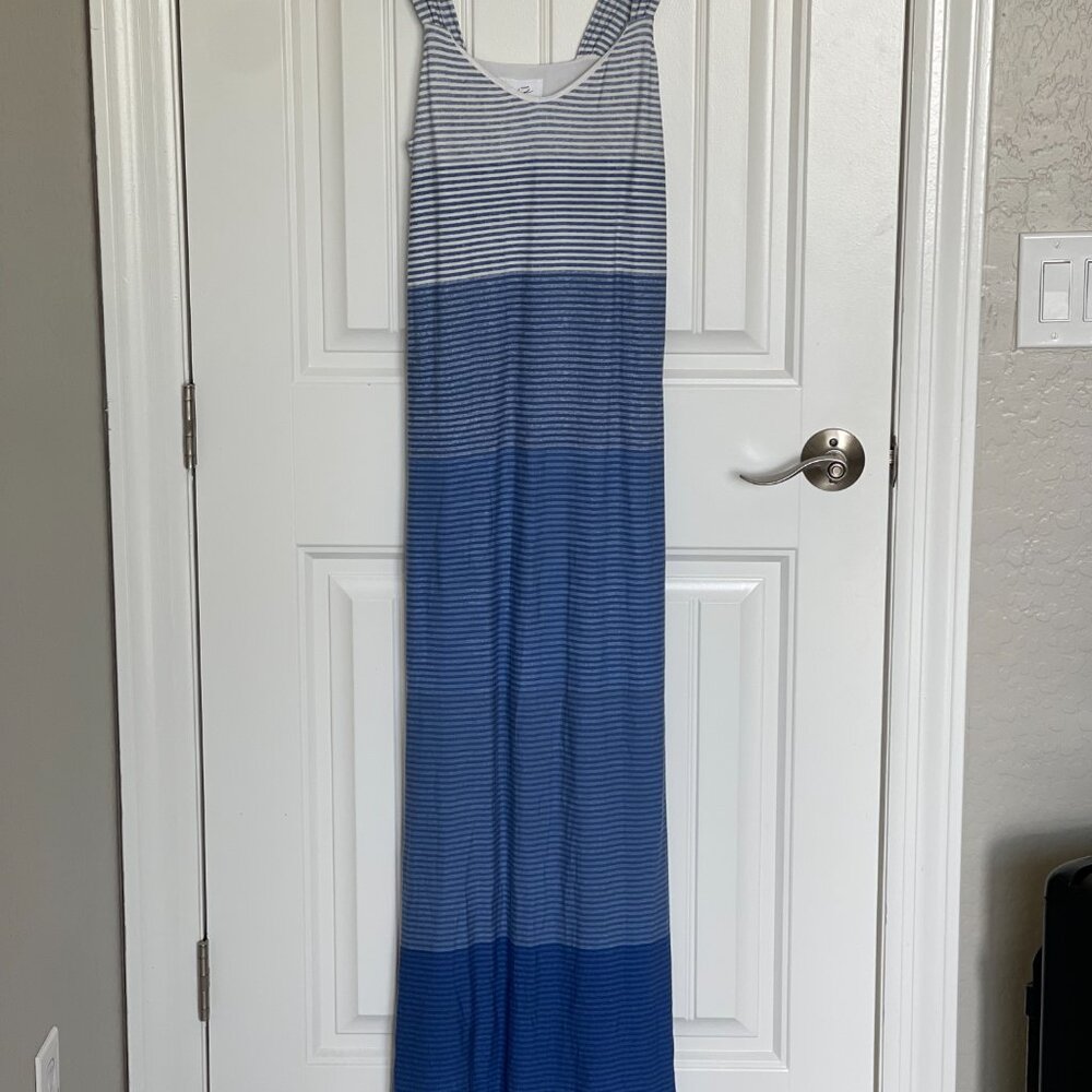 NWT Soma Intimates Vneck Striped Maxi Dress -XS - Picture 3 of 6
